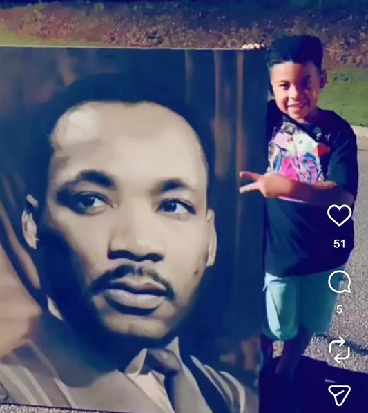 "MLK" 36x48
Oil on canvas $2000