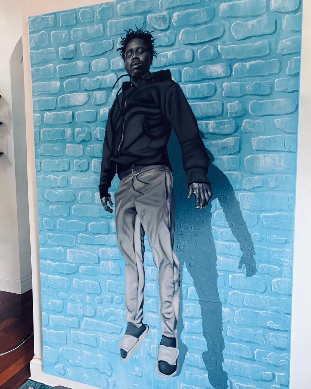 "Urban Levitation" 48x72
Mixed media $1900